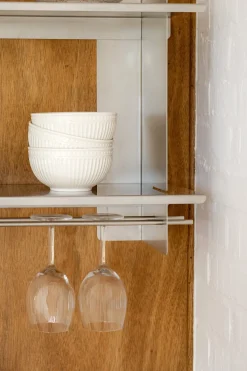 Etagère en acier inoxydable 44x70x21,9cm Tivo - Noo.ma