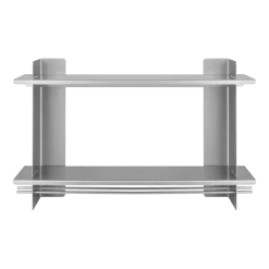 Etagère en acier inoxydable 44x70x21,9cm Tivo - Noo.ma