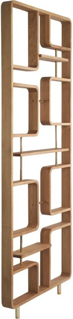 Etagère en bois Claustra - Red edition