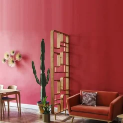 Etagère en bois noir Claustra - Red edition