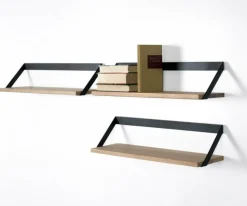 Etagère en chêne noire Ribbon - Ethnicraft Accessories