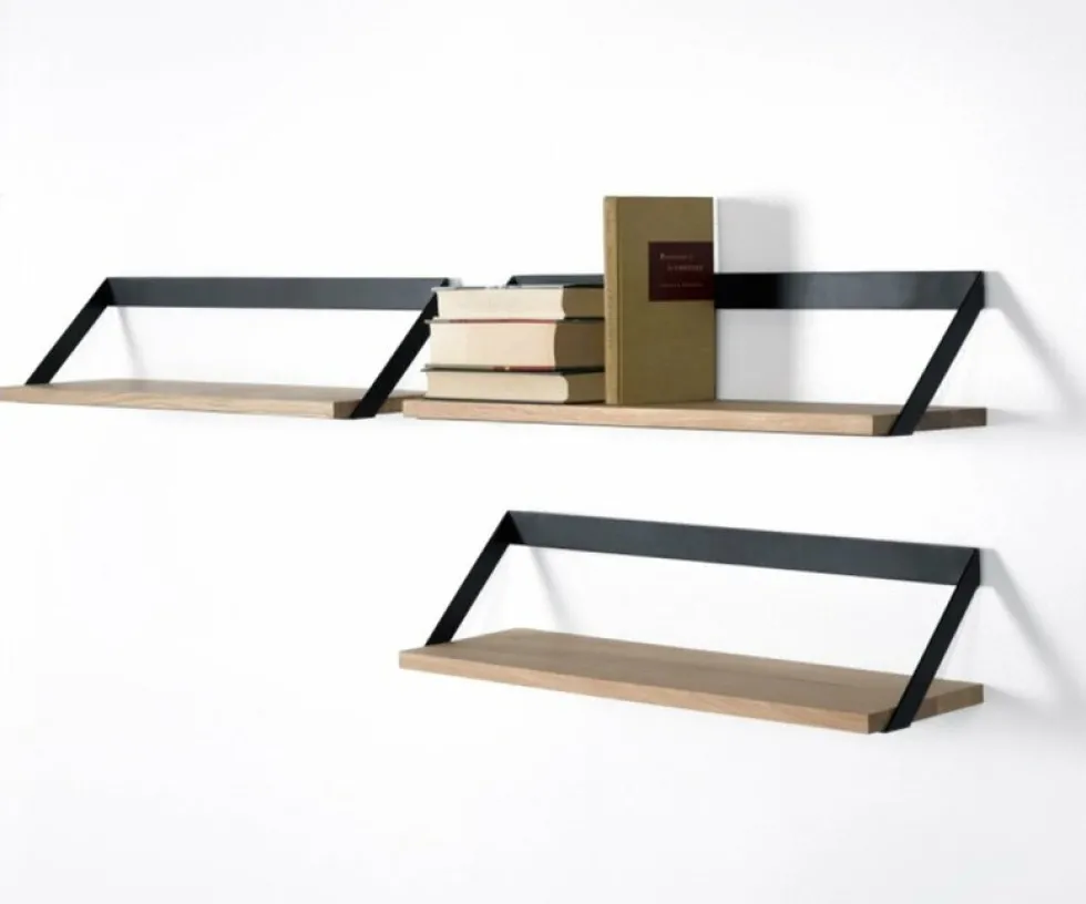 Etagère en chêne noire Ribbon - Ethnicraft Accessories