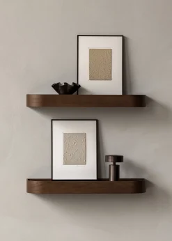 Etagère en chêne teinté foncé 79cm Epoch - Audo
