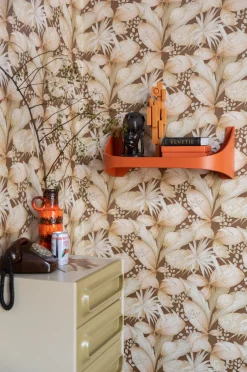 Etagère en contre-plaqué moutarde Retro - Hkliving
