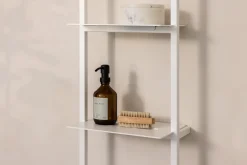 Etagère en métal blanc 122x32cm Rivo - Metallbude