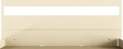 Etagère murale en acier beige cashew 30x76cm Aris - Metallbude