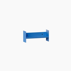 Etagère murale en acier bleu azur 30x10cm Pli slim - TIPTOE