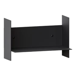 Etagère murale en acier noir graphite 30cm Pli - Tiptoe