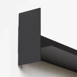 Etagère murale en acier noir graphite 45cm Pli - Tiptoe