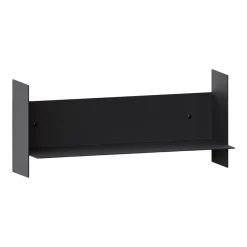 Etagère murale en acier noir graphite 45cm Pli - Tiptoe