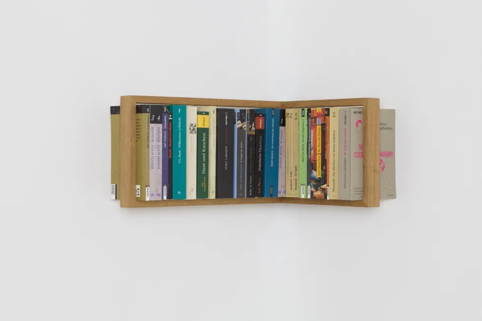 Etagère murale en bois de chêne naturel B-eck1 - Das kleine b