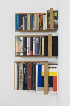 Etagère murale en bois de chêne naturel B-eck1 - Das kleine b