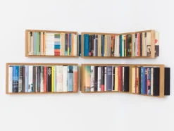 Etagère murale en bois de chêne naturel B-eck3 - Das kleine b