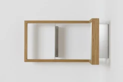 Etagère murale en bois de chêne naturel B-eck3 - Das kleine b