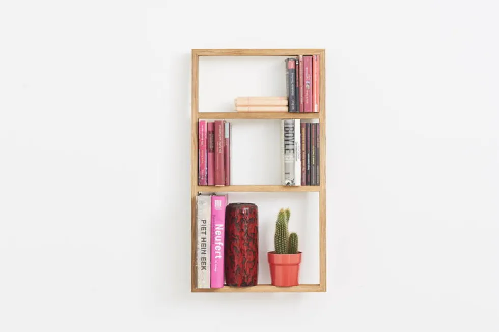 Etagère murale en bois de chêne naturel Bertolt - Das kleine b