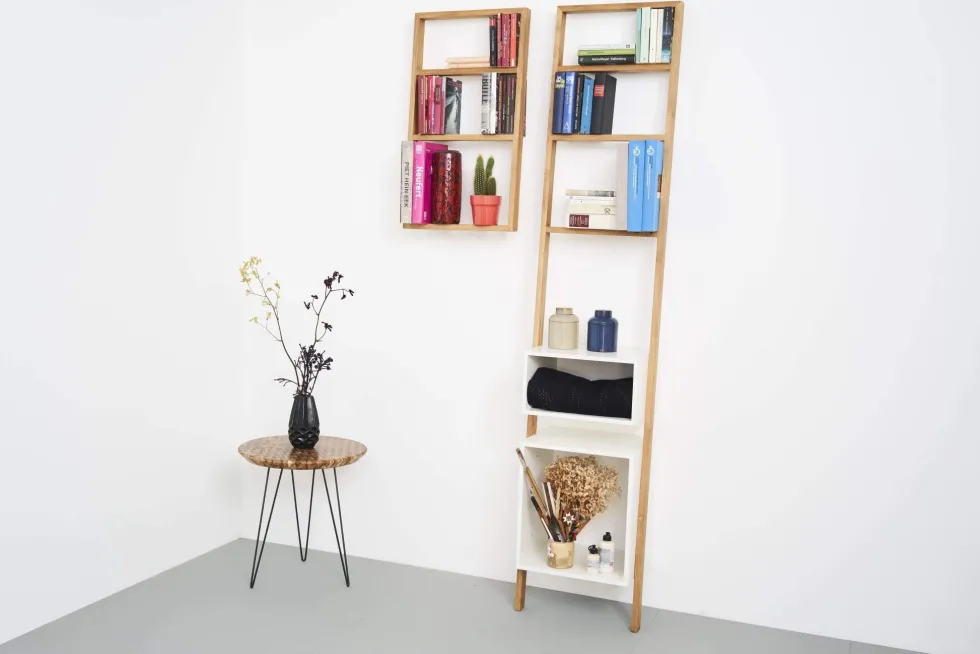 Etagère murale en bois de chêne naturel Bertolt - Das kleine b