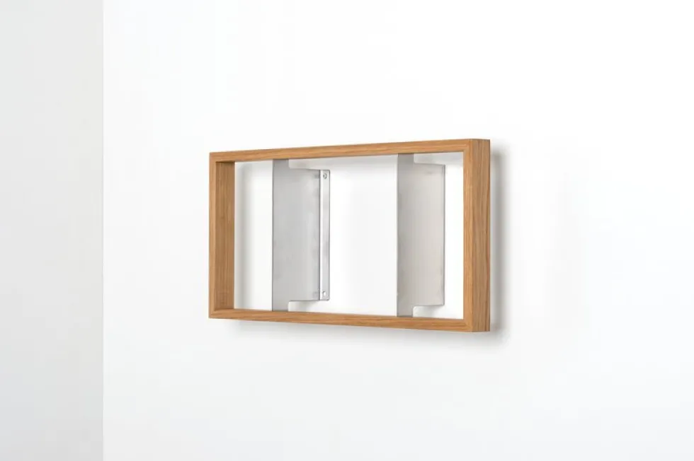 Etagère murale en bois de chêne naturel 25,2x50,5x10,8cm B5 - Das kleine b
