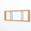 Etagère murale en bois de chêne naturel 34x50,5x15cm B8 - Das kleine b