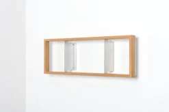 Etagère murale en bois de chêne naturel 22,3x69x9cm B3 - Das kleine b
