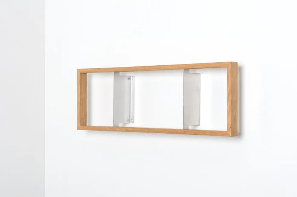 Etagère murale en bois de chêne naturel 22,3x69x9cm B3 - Das kleine b