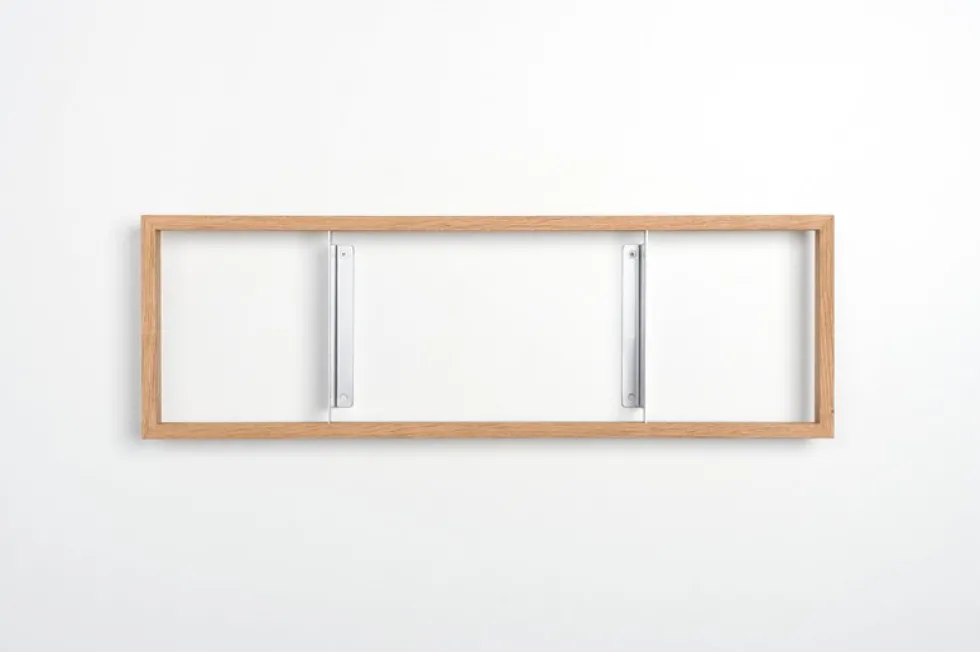 Etagère murale en bois de chêne naturel 22,3x69x9cm B3 - Das kleine b