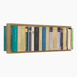Etagère murale en bois de chêne naturel 22,3x69x9cm B3 - Das kleine b