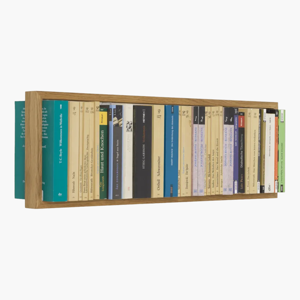 Etagère murale en bois de chêne naturel 22,3x69x9cm B3 - Das kleine b