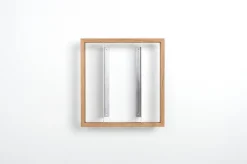 Etagère murale en bois de chêne naturel 34x32x15cm B7 - Das kleine b