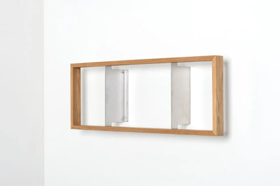Etagère murale en bois de chêne naturel 25,2x69x10,8cm B6 - Das kleine b