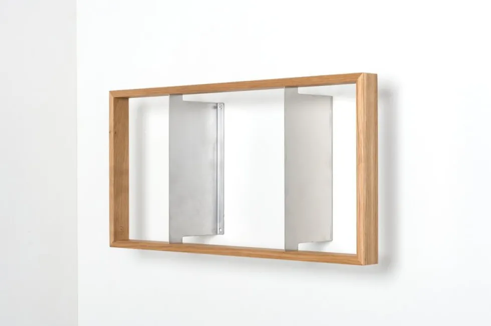 Etagère murale en bois de chêne naturel 34x69x15cm B9 - Das kleine b