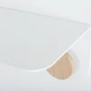 Etagère murale en chêne blanchi et acier blanc 60 cm - Gazzda