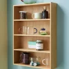 Etagère murale en chêne 3 tablettes 50 x 14 cm - Hübsch