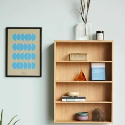 Etagère murale en chêne 3 tablettes 50 x 14 cm - Hübsch