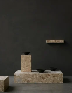 Etagère murale en marbre kunis breccia 60 x 10 cm Plinth - Audo