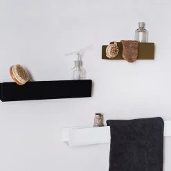 Etagère murale en métal doré 50cm Landa - Custom form