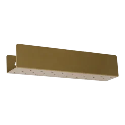 Etagère murale en métal doré 50cm Landa - Custom form