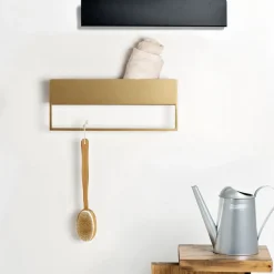 Etagère murale métalique noir Landa Re-Hang - Custom Form