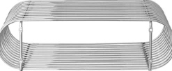 Etagère murale ovale en acier chromé 40,4cm Curva - AYTM