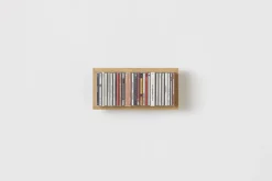 Etagère murale range CD en bois de chêne naturel B-cd 1 - Das kleine b