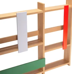 Etagère porte-revues murale en bois de chêne naturel 110x13x80cm Arki - Hübsch