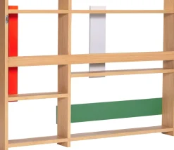 Etagère porte-revues murale en bois de chêne naturel 110x13x80cm Arki - Hübsch