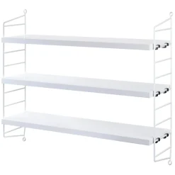 Etagères en bois blanc String Pocket - String furniture
