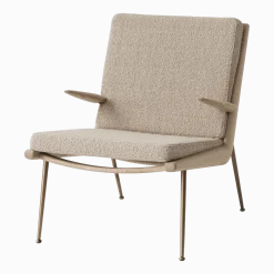 Fauteuil avec accoudoirs en chêne Karakorum 003 HM2 Boomerang - &tradition