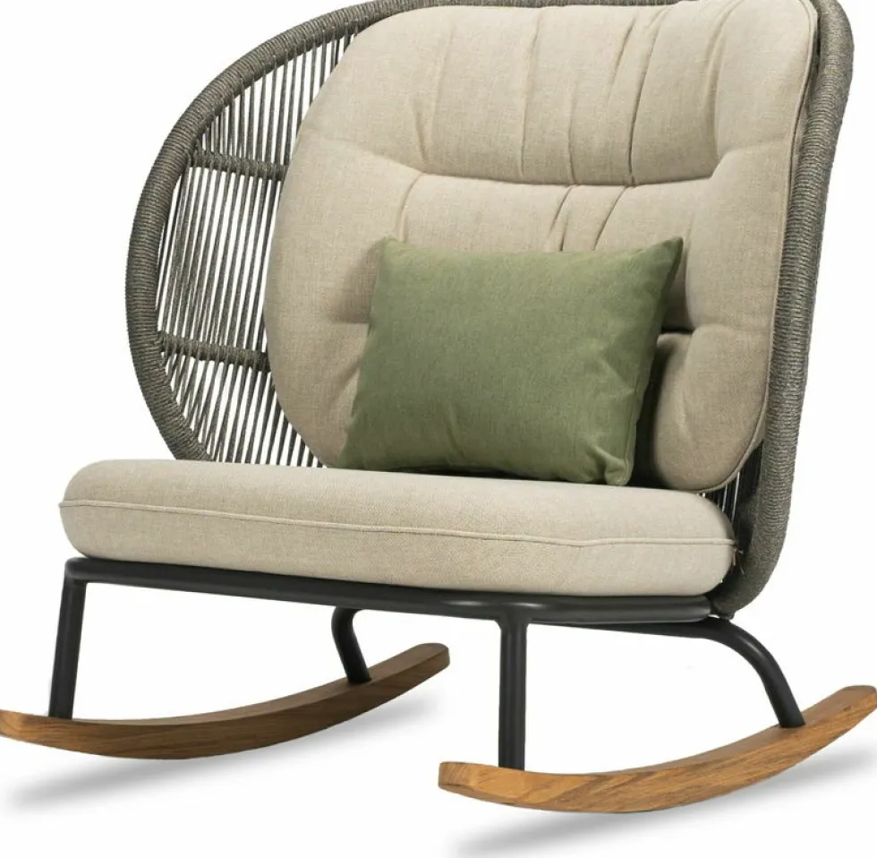 Fauteuil à bascule avec set de coussins Amande Kodo - Vincent Sheppard