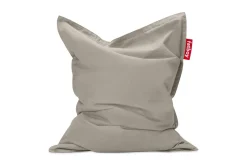 Fauteuil à bascule extérieur en métal noir avec coussin gris taupe Rock 'n Roll Combi - Fatboy