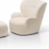 Fauteuil blanc Bear Loll 09 - Gervasoni