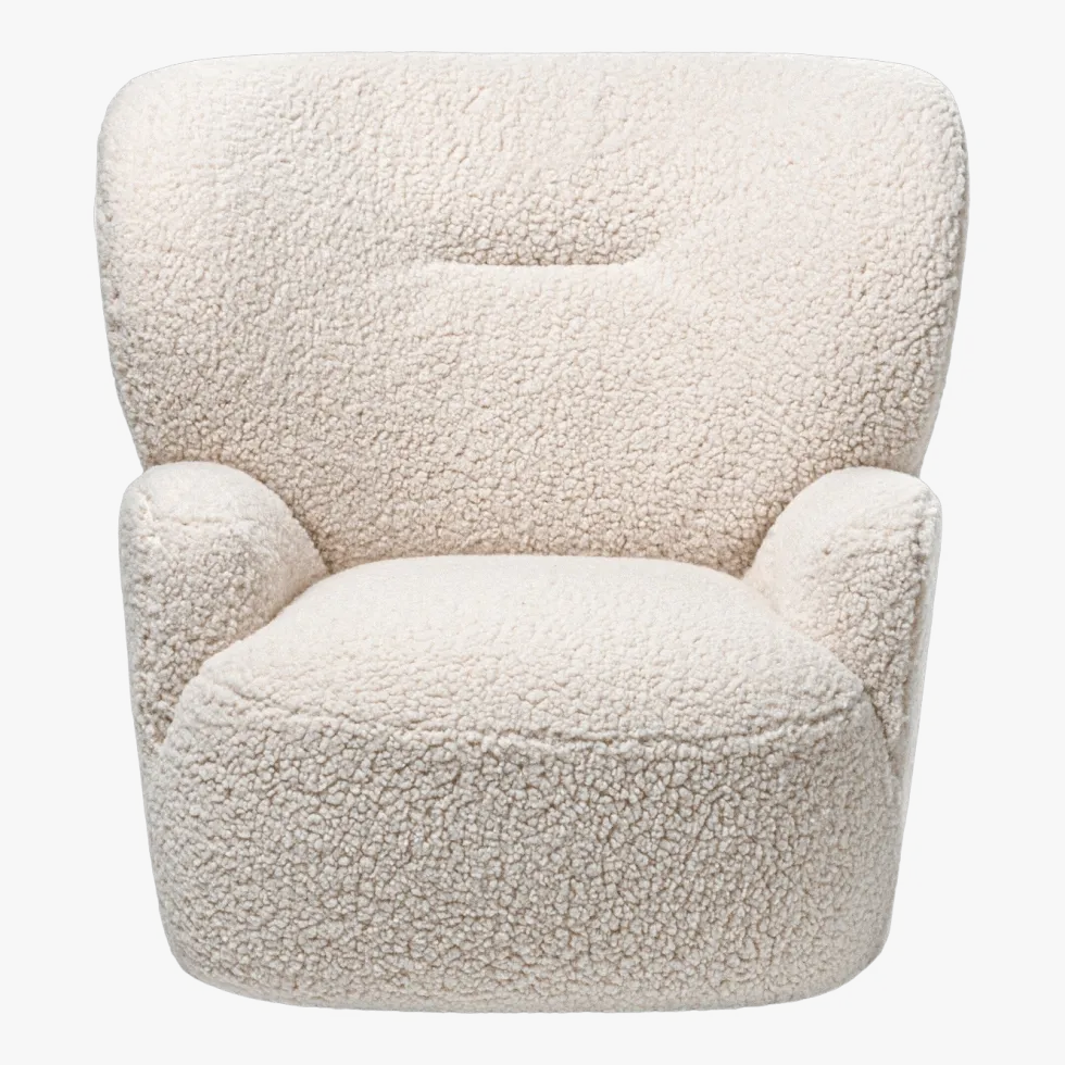 Fauteuil blanc Bear Loll 09 - Gervasoni