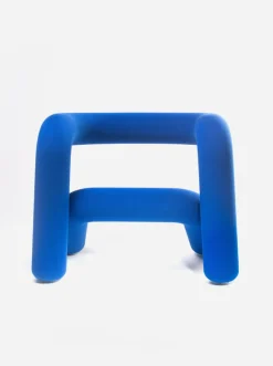 Fauteuil bleu 65cm Extra Bold - Moustache