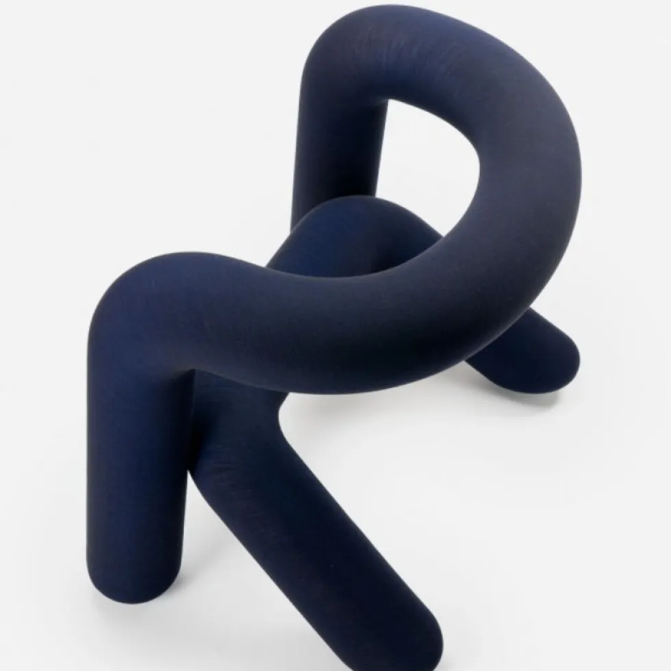 Fauteuil bleu foncé 65cm Extra bold - Moustache