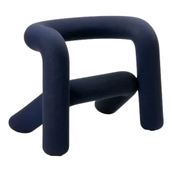 Fauteuil bleu foncé 65cm Extra bold - Moustache